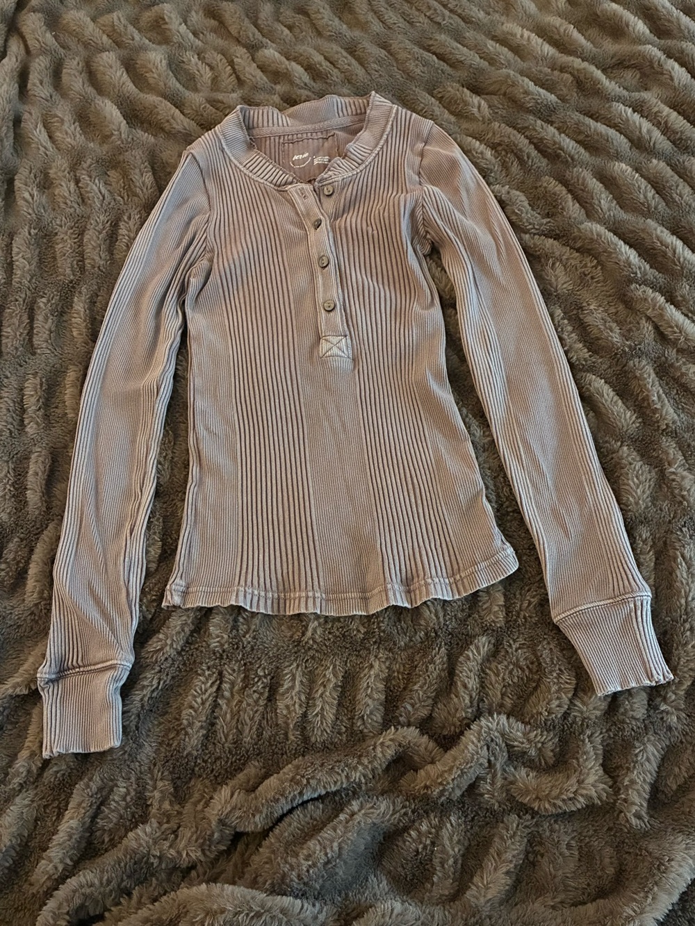 Aerie brown fitted longsleeve turtleneck sweater